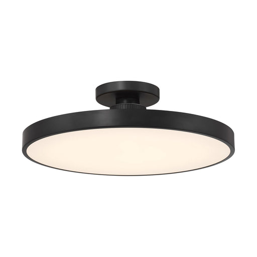 Thayer LED Semi-Flush Mount Matte Black
