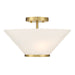 Savoy House - 6-4012-3-322 - Three Light Convertible Semi-Flush /Pendant - Blair - Warm Brass