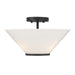 Savoy House - 6-4012-3-89 - Three Light Convertible Semi-Flush /Pendant - Blair - Matte Black