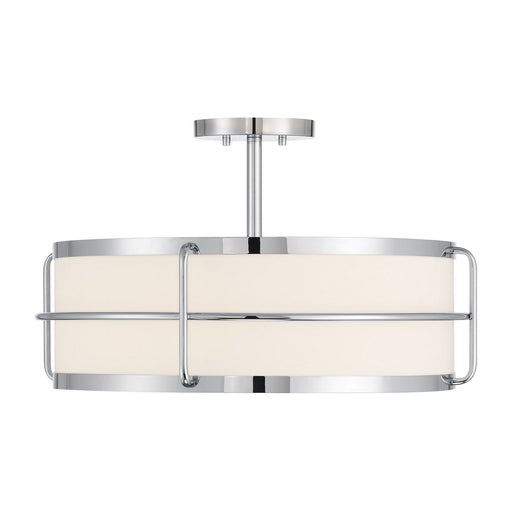 Chauncey Four Light Semi-Flush Mount Chrome