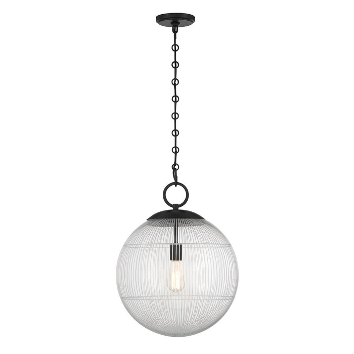 Savoy House - 7-1840-1-89 - One Light Pendant - Cabot - Matte Black