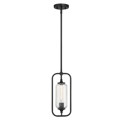 Holton One Light Mini-Pendant Matte Black