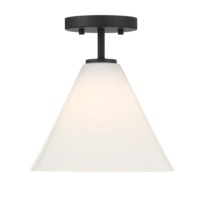 Savoy House - 7-4011-1-89 - One Light Mini-Pendant - Blair - Matte Black