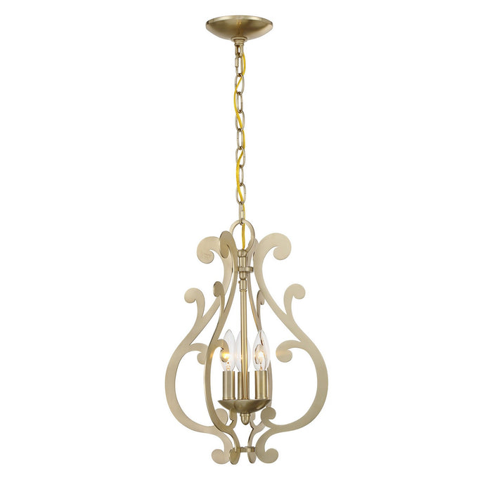 Savoy House - 7-6095-3-127 - Three Light Pendant - Lombard - Noble Brass