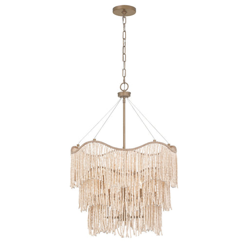 Melia Six Light Pendant Cypress