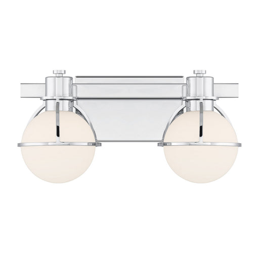 Pierce Two Light Bathroom Vanity Chrome
