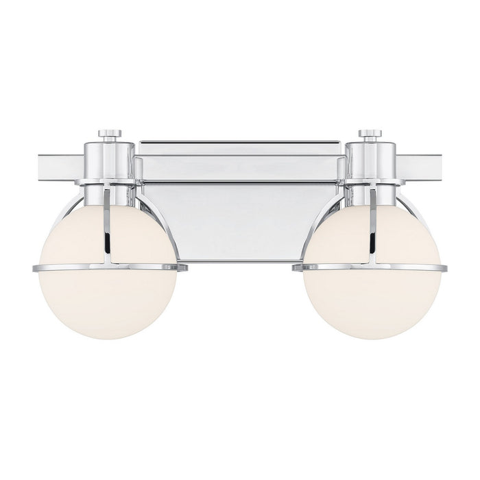 Savoy House - 8-1060-2-11 - Two Light Bathroom Vanity - Pierce - Chrome