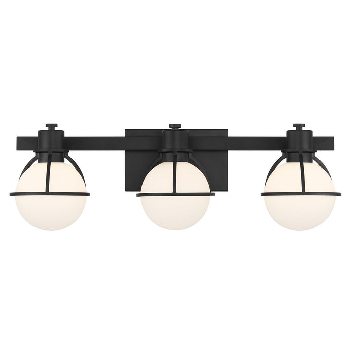 Savoy House - 8-1060-3-BK - Three Light Bathroom Vanity - Pierce - Matte Black