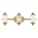 Savoy House - 8-3024-3-322 - Three Light Bathroom Vanity - Holton - Warm Brass