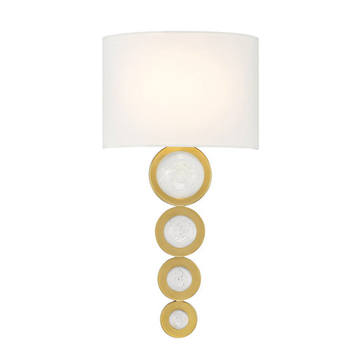 Marseille LED Wall Sconce Warm Brass