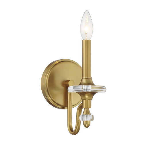 Savoy House - 9-1360-1-322 - One Light Wall Sconce - Champlain - Warm Brass