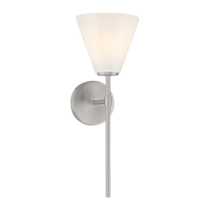 Savoy House - 9-4010-1-SN - One Light Wall Sconce - Blair - Satin Nickel