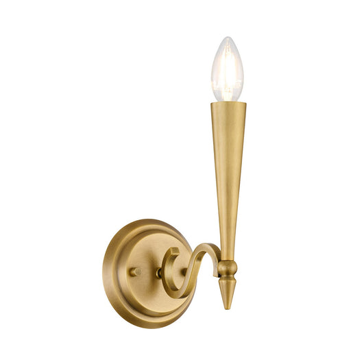 Tremont One Light Wall Sconce Riviera Brass