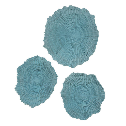 Uttermost - 04378 - Wall Decor Set/3 - Ocean Gems - Ocean Blue