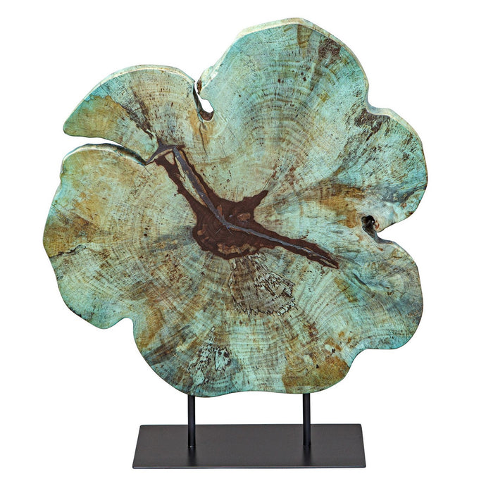 Uttermost - 17125 - Sculpture - Bahati Wood - Blue-green