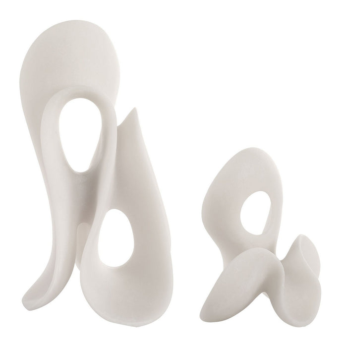 Uttermost - 18194 - Sculptures Set/2 - Silent Wave - White