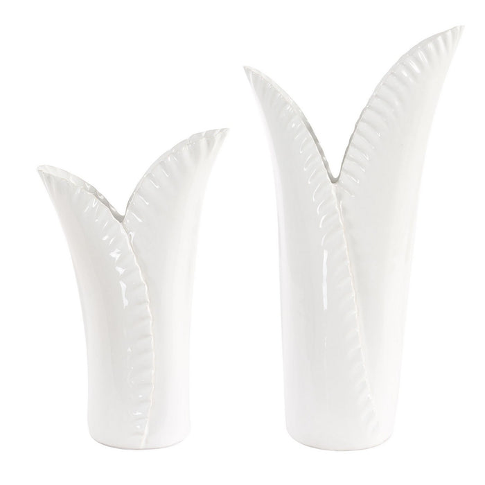 Uttermost - 18222 - Vases Set/2 - Leafscape - White