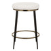 Uttermost - 23897 - Counter Stool - Ensemble - Matte Black And Brushed Brass