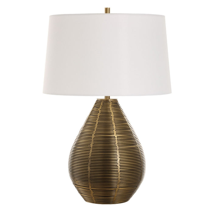 Uttermost - 30463 - One Light Table Lamp - Knowles - Brushed Brass
