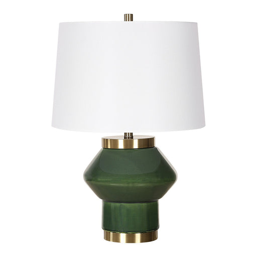 Tayson One Light Table Lamp Antique Brass