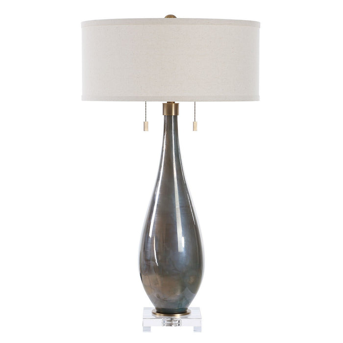 Uttermost - 30518 - Two Light Table Lamp - Cardoni - Brushed Brass