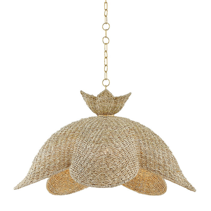 Mitzi - H1002701L-AGB - One Light Pendant - Solie - Aged Brass