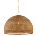 Mitzi - H1008701L-AGB - One Light Pendant - April - Aged Brass