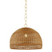 Mitzi - H1008701S-AGB - One Light Pendant - April - Aged Brass