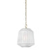 Mitzi - H1011701S-AGB - One Light Pendant - Amanza - Aged Brass