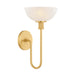 Mitzi - H1016101-AGB - One Light Wall Sconce - Aster - Aged Brass
