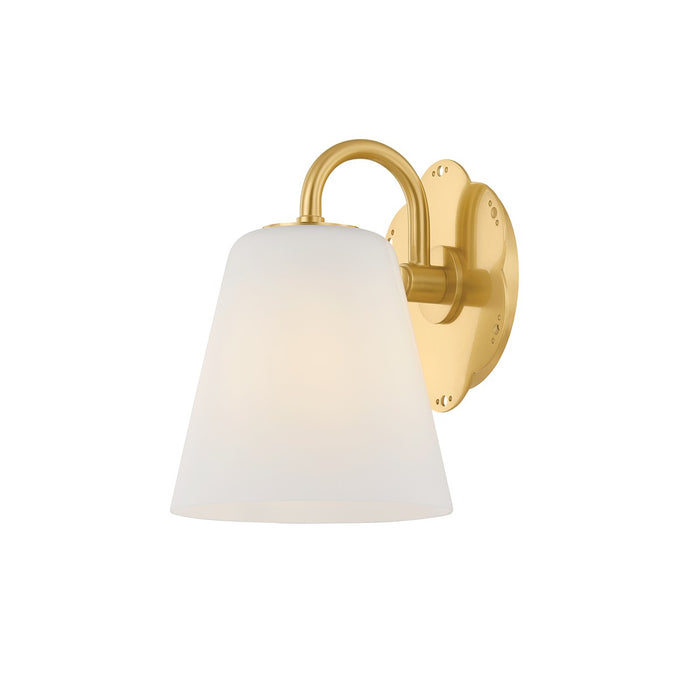 Mitzi - H1017301-AGB - One Light Bath - Leonella - Aged Brass