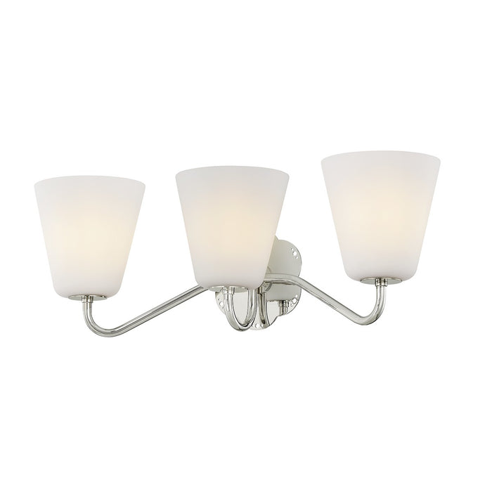 Mitzi - H1017303-PN - Three Light Bath - Leonella - Polished Nickel
