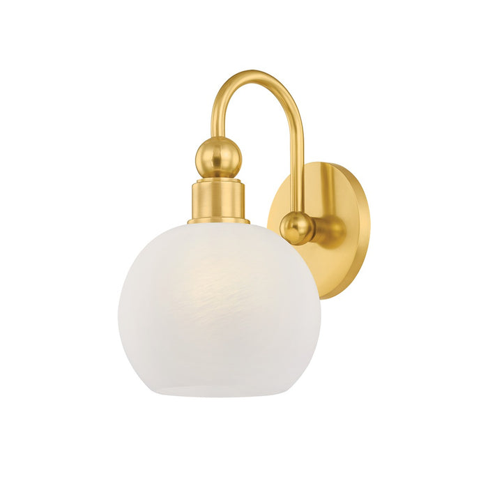 Mitzi - H1019301-AGB - One Light Bath - Jerica - Aged Brass