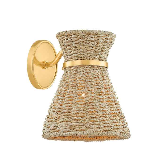 Mitzi - H1023101-AGB - One Light Wall Sconce - Jamie - Aged Brass