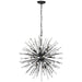Visual Comfort Signature - SK 5731BZ/ALB - LED Chandelier - Lys - Bronze And Alabaster