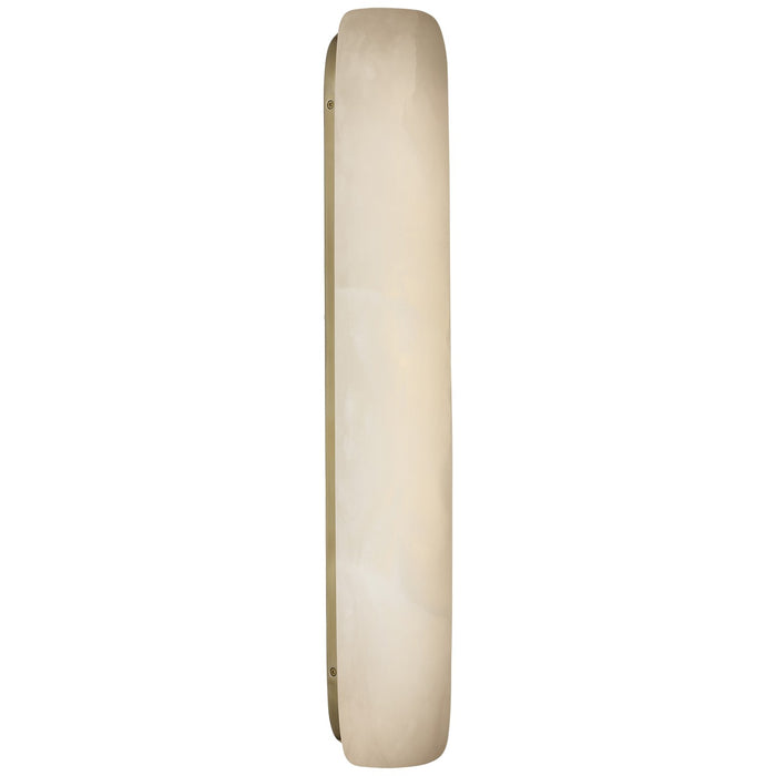 Visual Comfort Signature - KW 2671ALB/AB - LED Wall Sconce - Formosa - Alabaster And Antique-Burnished Brass