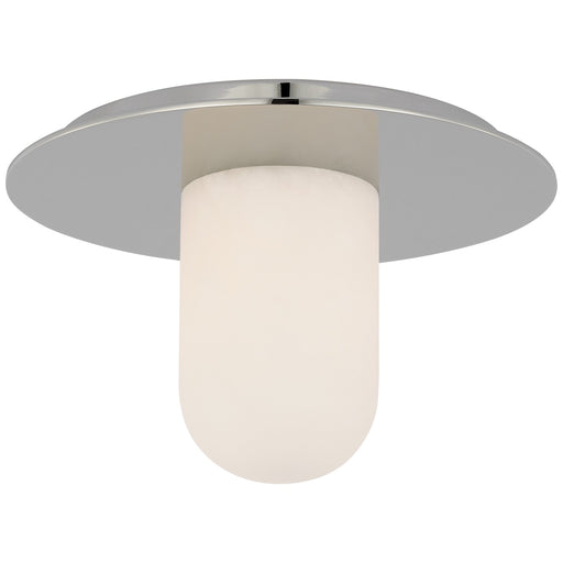 Fosse LED Flush Mount Polished Nickel