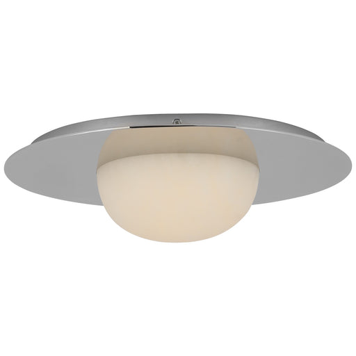 Fosse LED Flush Mount Polished Nickel