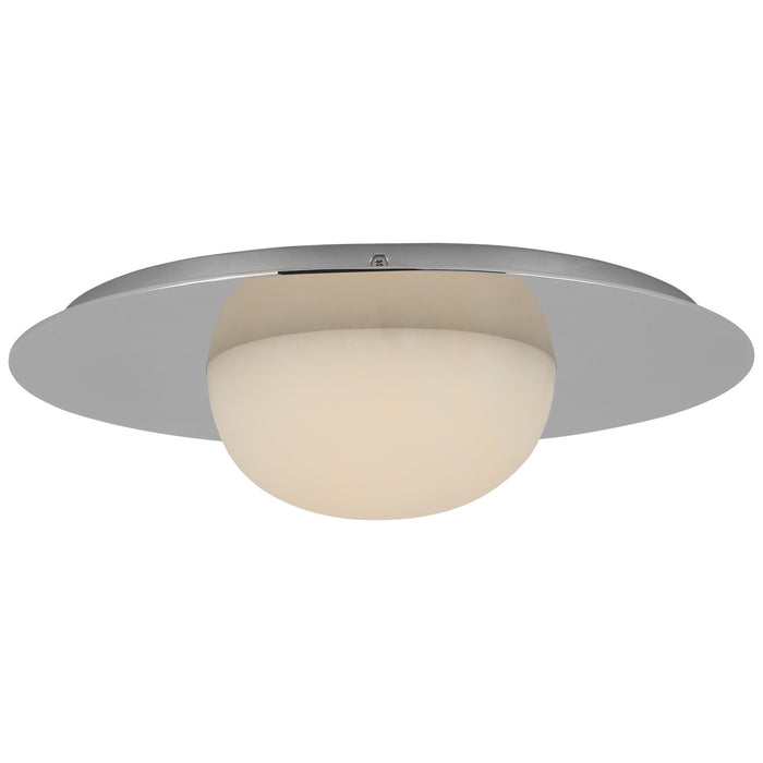 Visual Comfort Signature - KW 4007PN-ALB - LED Flush Mount - Fosse - Polished Nickel