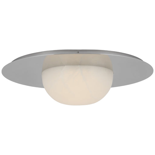 Fosse LED Flush Mount Polished Nickel