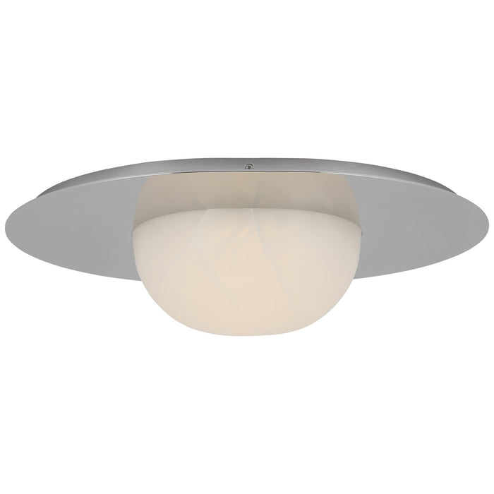 Visual Comfort Signature - KW 4008PN-ALB - LED Flush Mount - Fosse - Polished Nickel