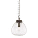 Mitzi - H997701S-TRB - One Light Pendant - Della - True Bronze