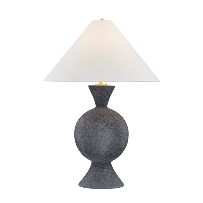 Mitzi - HL986201-AGB/CPM - One Light Table Lamp - Zadeh - Aged Brass/Ceramic Pale Midnight