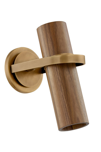 Lennox One Light Wall Sconce Patina Brass