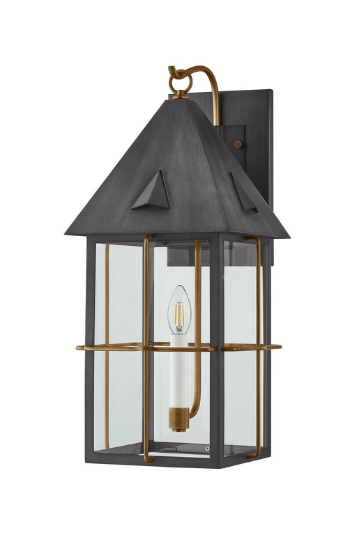 Troy Lighting - B6623-PBR/GRA - One Light Wall Sconce - Toby - Patina Brass And Graphite