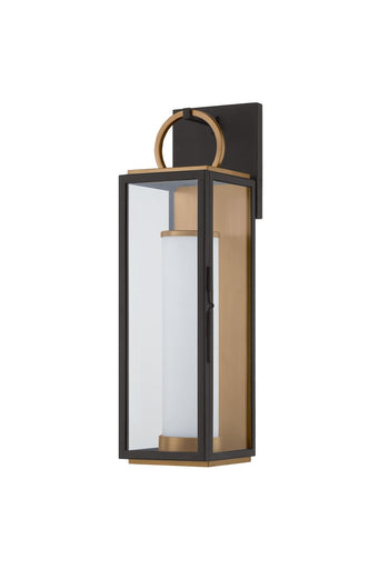 Gareth LED Wall Sconce Patina Brass/Textured Black