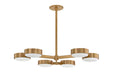 Troy Lighting - C1340-PBR - Six Light Semi Flush Mount - Rory - Patina Brass