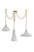 Troy Lighting - F1242-PBR - Three Light Chandelier - Joaquin - Patina Brass