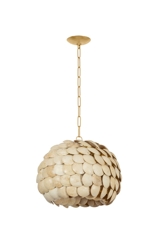 Troy Lighting - F2221-VGL - One Light Pendant - Edric - Vintage Gold Leaf