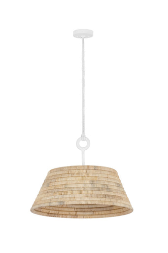Sequoia One Light Pendant Gesso White